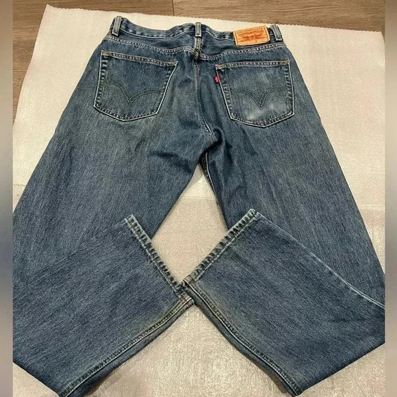 [W34L32]Levis  Relaxed Fit Straight Leg Men Jeans - Picture 5 of 7